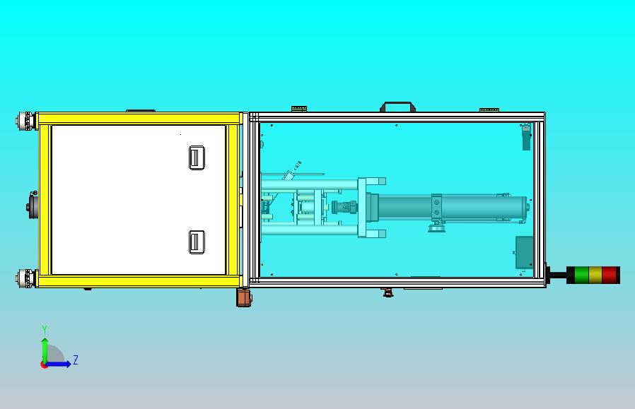 冷却器扩管设备3D图纸