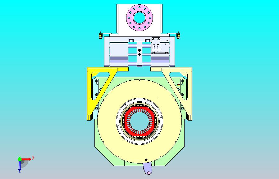 一款非标转盘模型三维模型