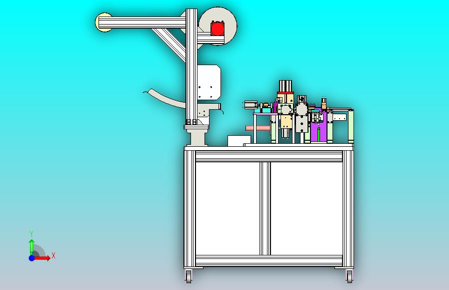 连接器生产非标设备3D图纸