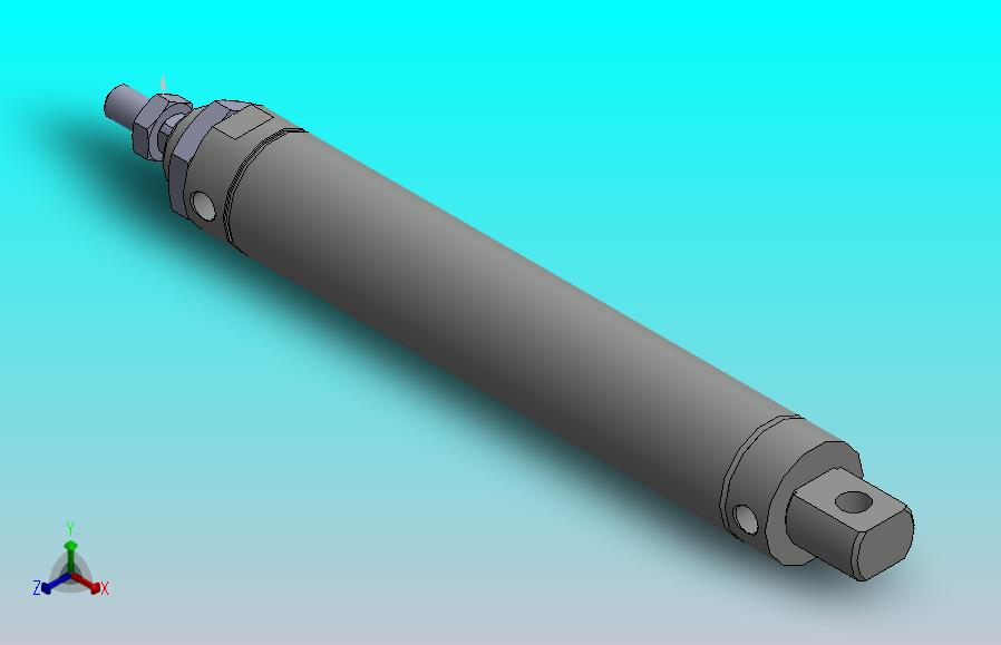 亚德客MBL32X150SCA气缸模型