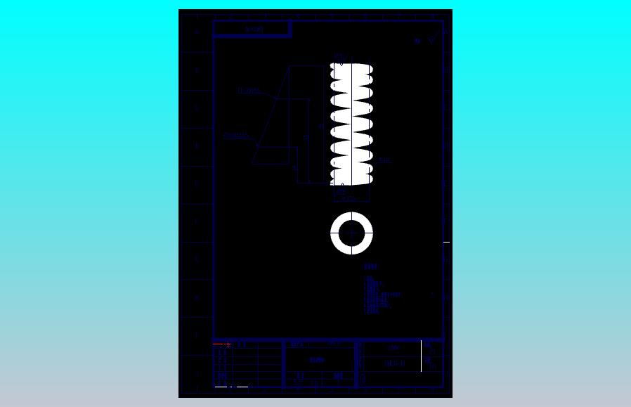 DHCQ-10 缓冲器弹簧CAD图纸