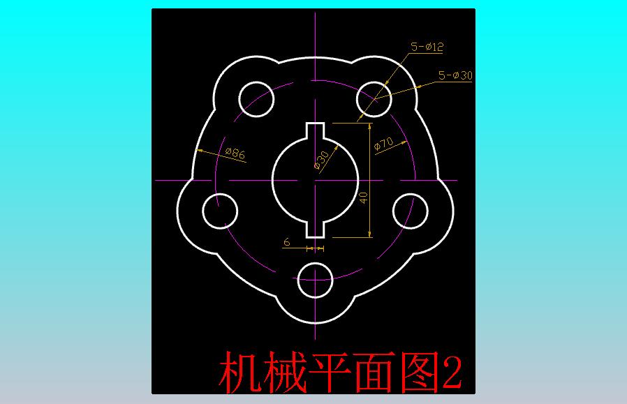 机械平面图2CAD图纸