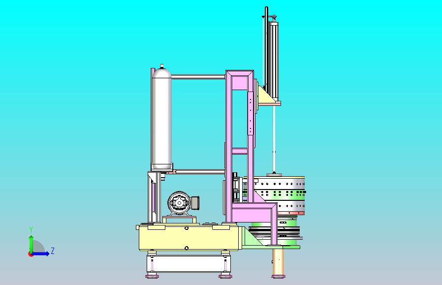 电机组装设备3D图纸三维模型