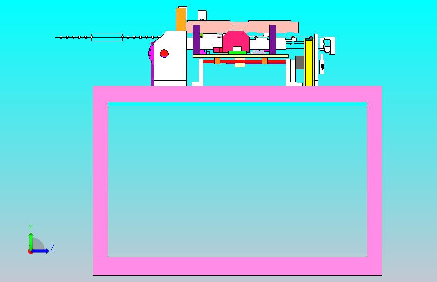 二极管套磁环剪脚成型排出机3D模型