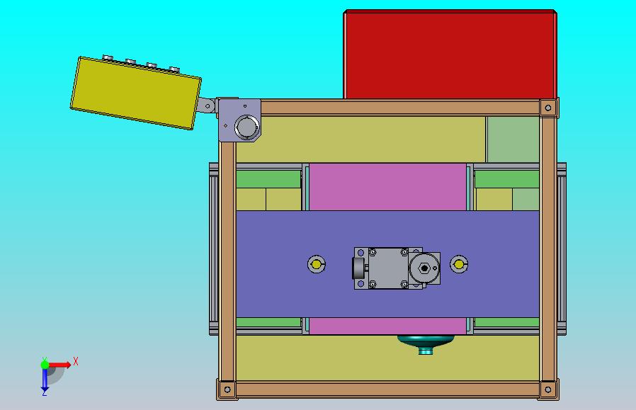非标压装设备3D图