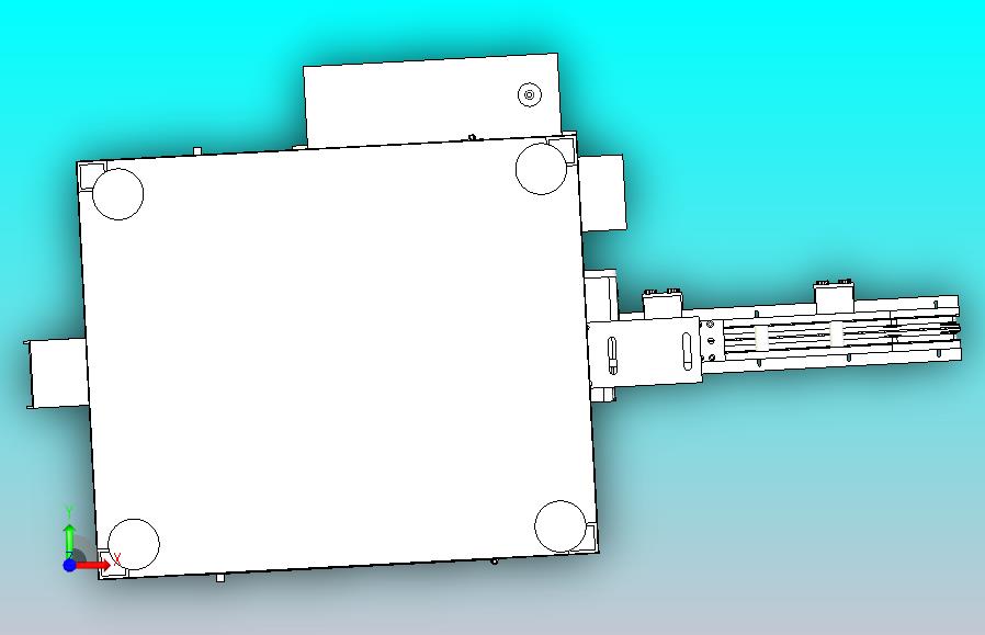 电容剪脚弯脚成型一体机设备3D模型图纸