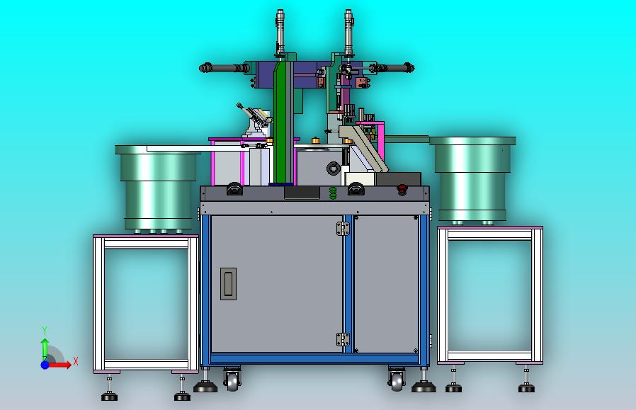 耳机组装机3D转台设备模型