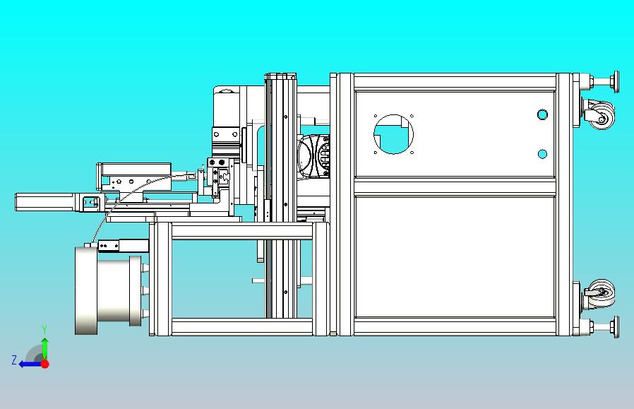 放钉机设备3D图纸