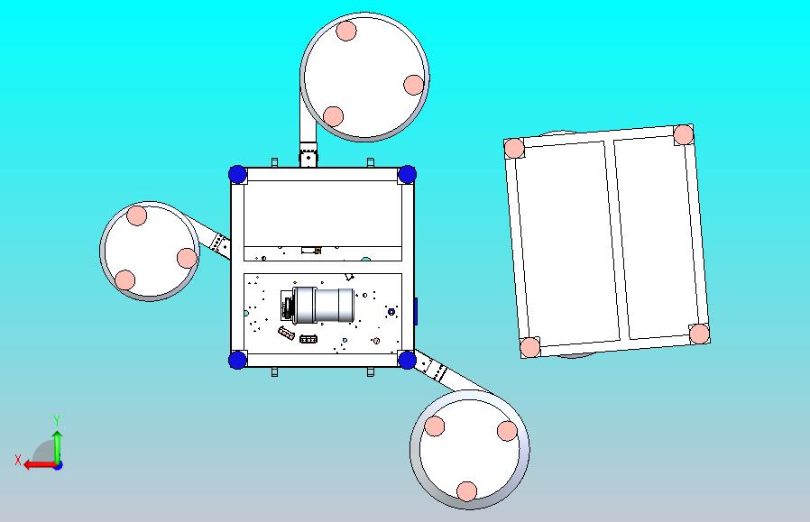 盖子组装机转台设备三维模型3D图纸