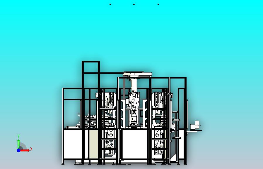 多工位组合非标自动化设备3D图纸三维模型