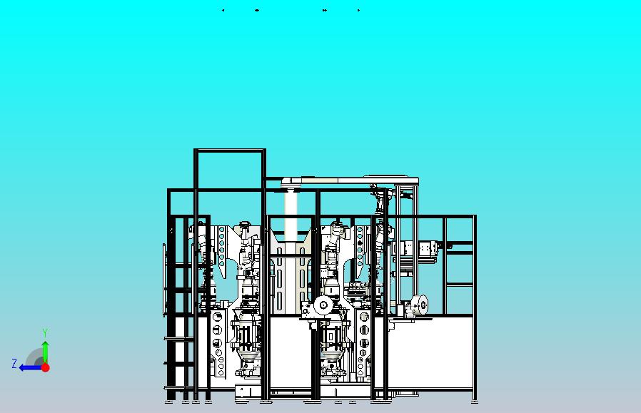 多工位组合非标自动化设备3D图纸三维模型