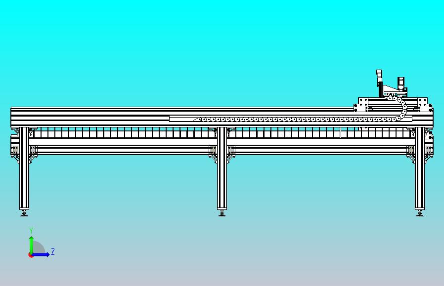 CNC等离子切割机3D图三维建模