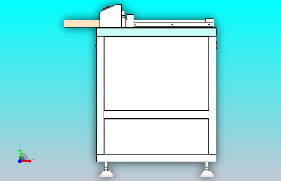PCB板切割机设备3D图