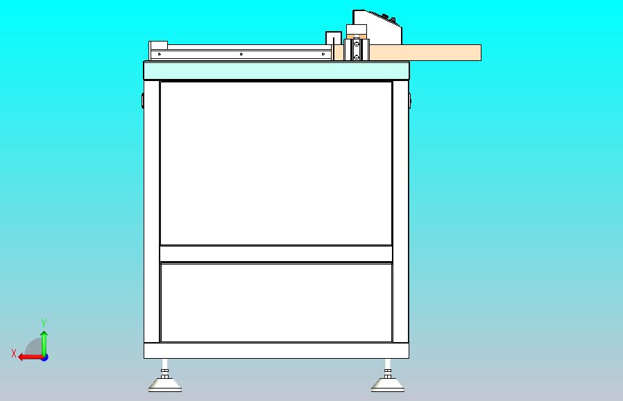 PCB板切割机设备3D图