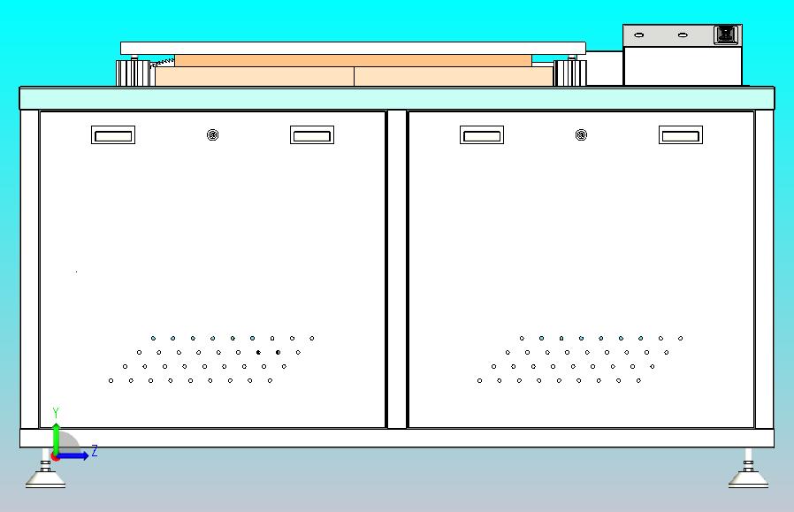 PCB板切割机设备3D图