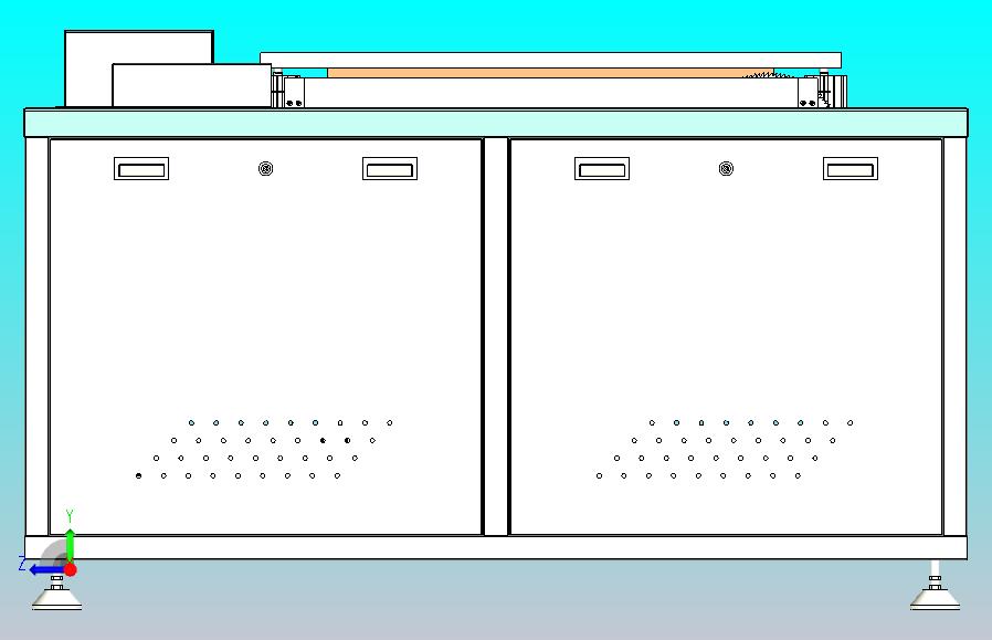 PCB板切割机设备3D图