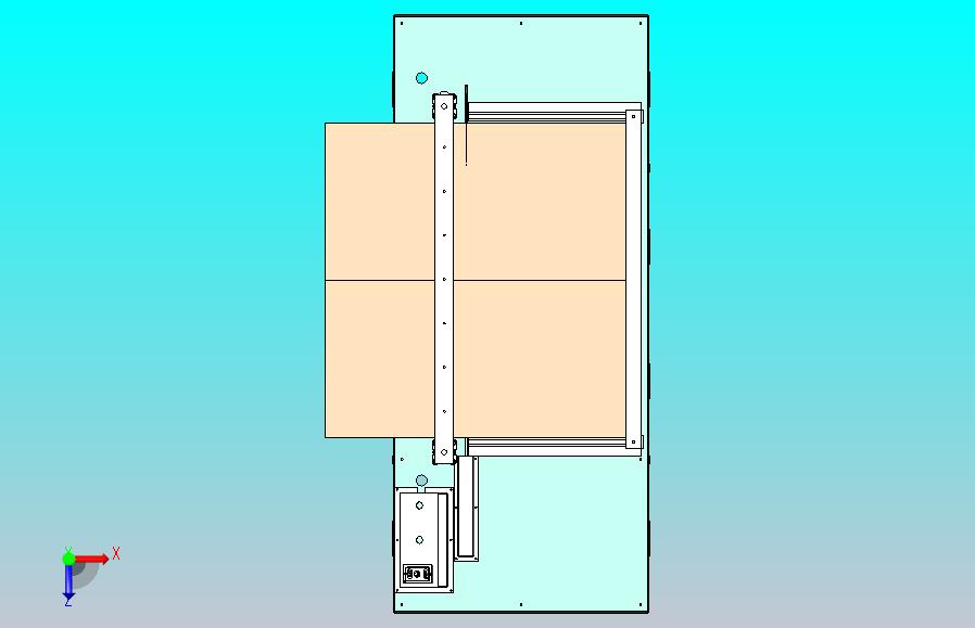 PCB板切割机设备3D图