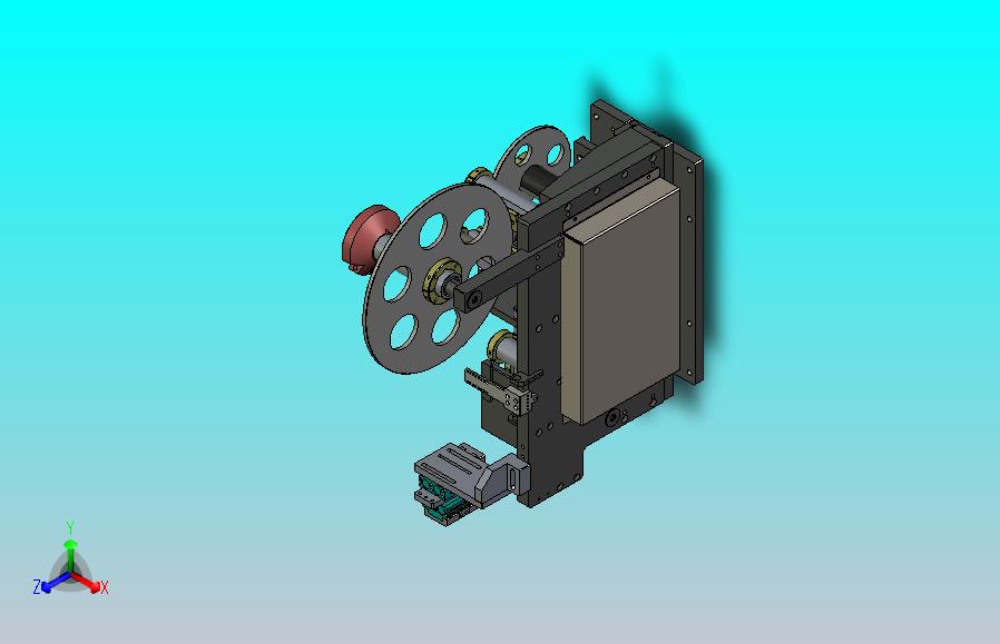 常用的贴标机构模组3D