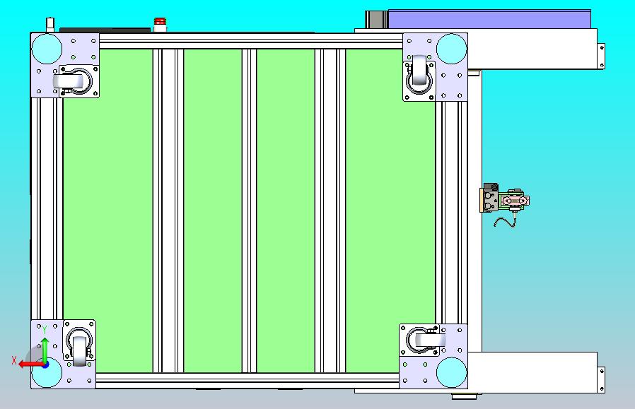 背板贴标机3D模型