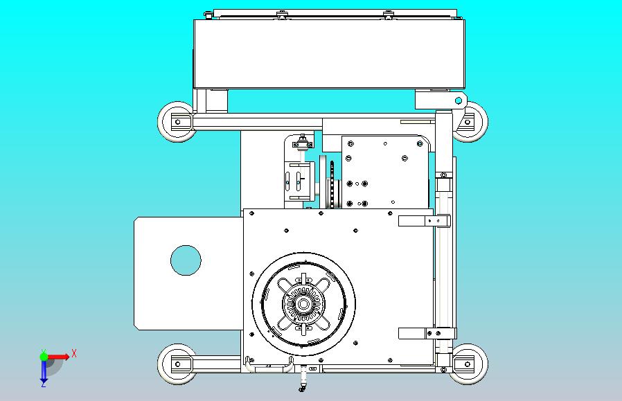 包装在线贴标机3D图纸