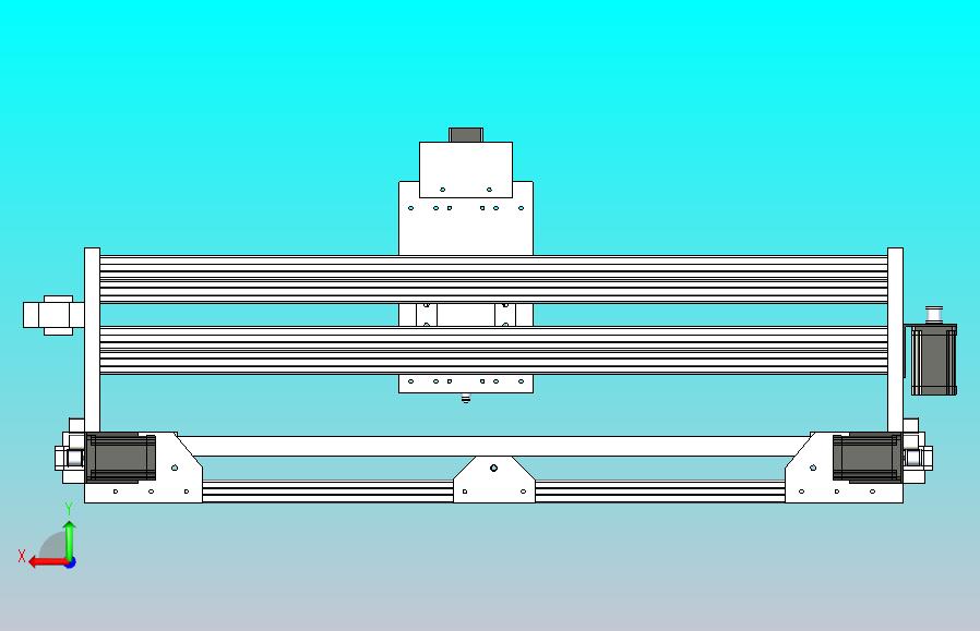 等离子切割机结构3D图纸模型