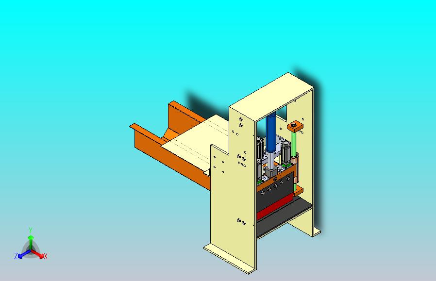 木材切割机机构3D图纸