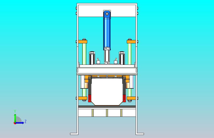 木材切割机机构3D图纸