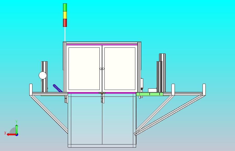 双工位热压机3D图纸三维模型