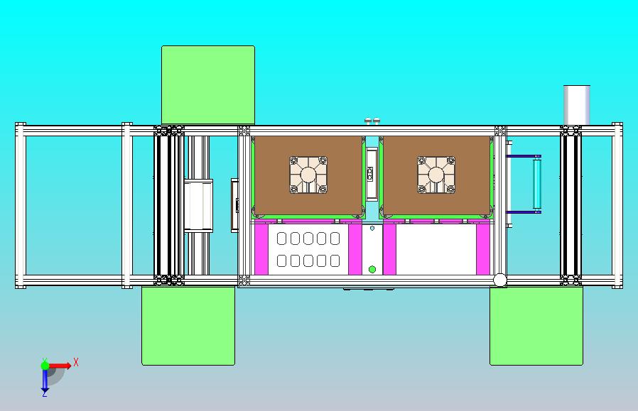 双工位热压机3D图纸三维模型