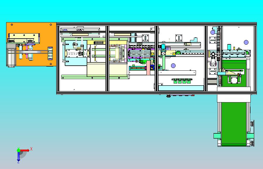切断检测机FPC软排线裁切机3D图纸模型