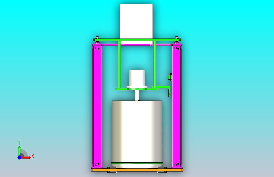 双立柱油脂加注机3D图纸泵体模型