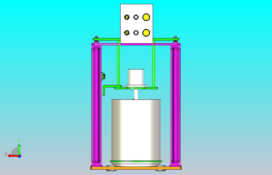 双立柱油脂加注机3D图纸泵体模型