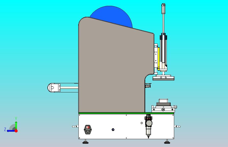 自动贴标机3D模型图纸