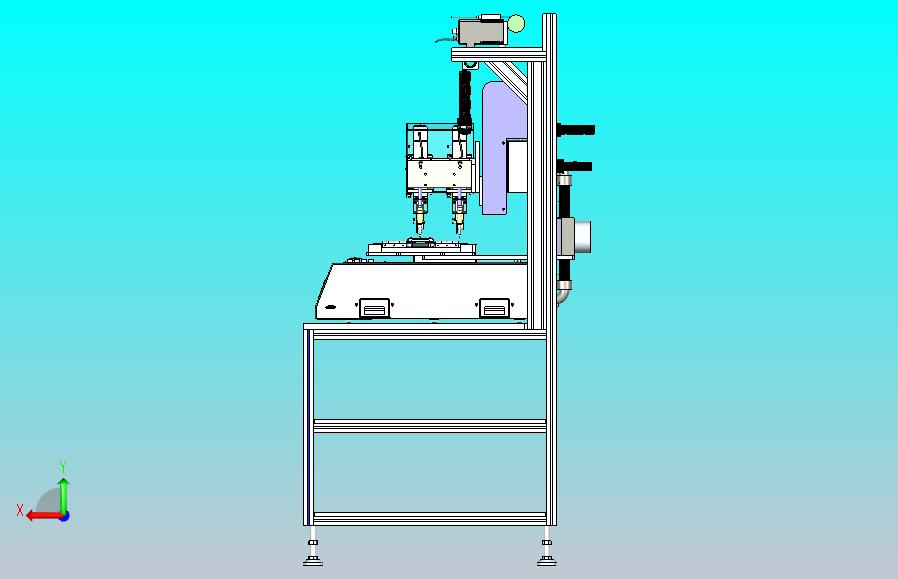 一种双头全自动焊锡机3D图纸