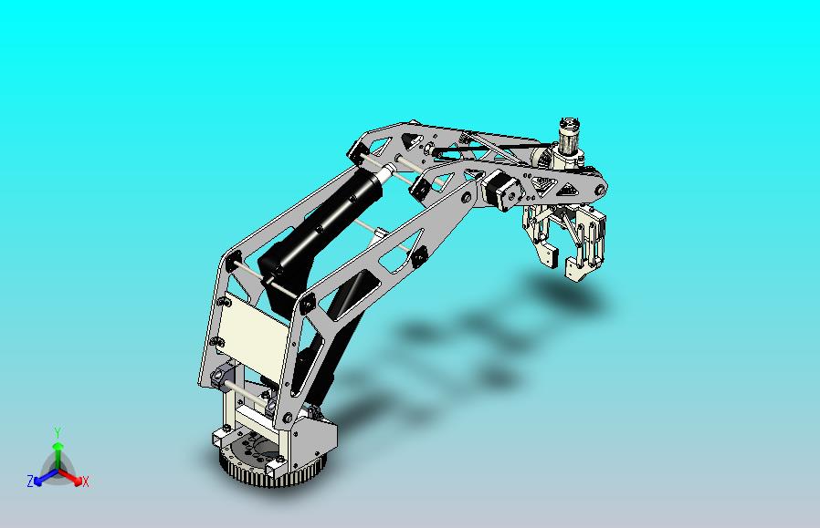 一款多功能工业机械手3D模型