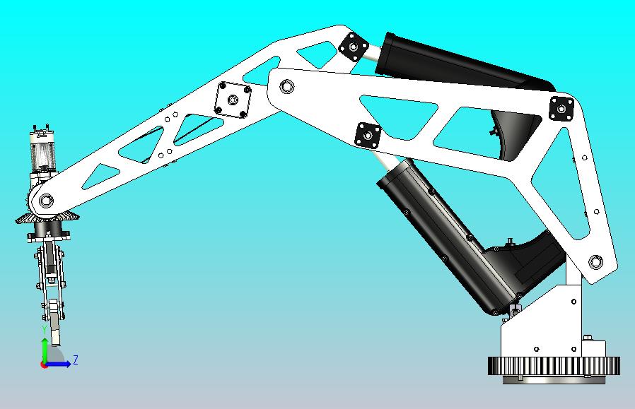 一款多功能工业机械手3D模型