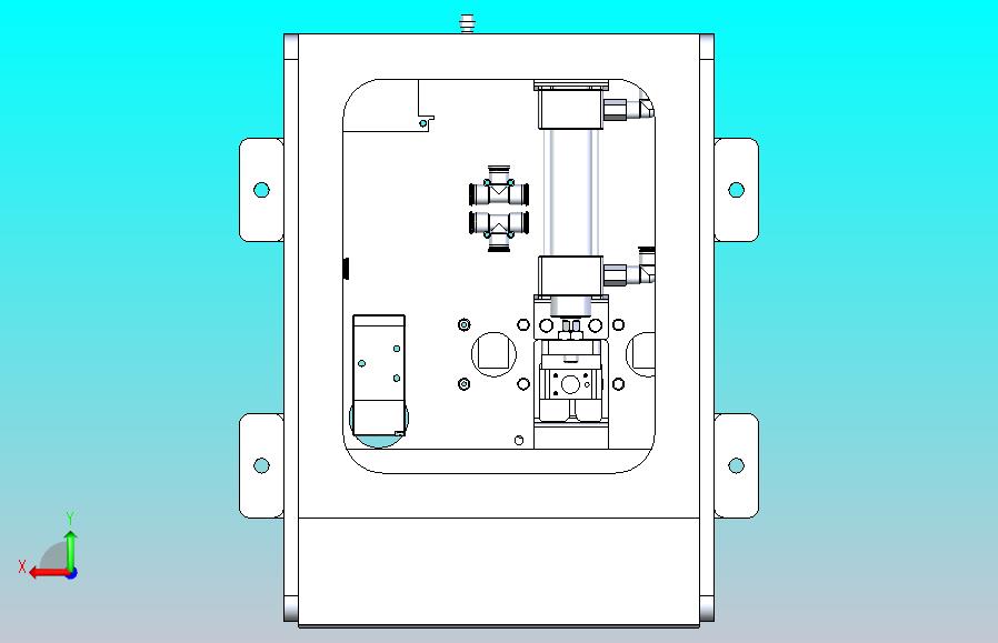 一款高速气动钻三维模型