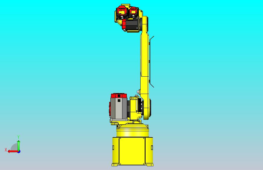 一款复杂机械臂3D模型
