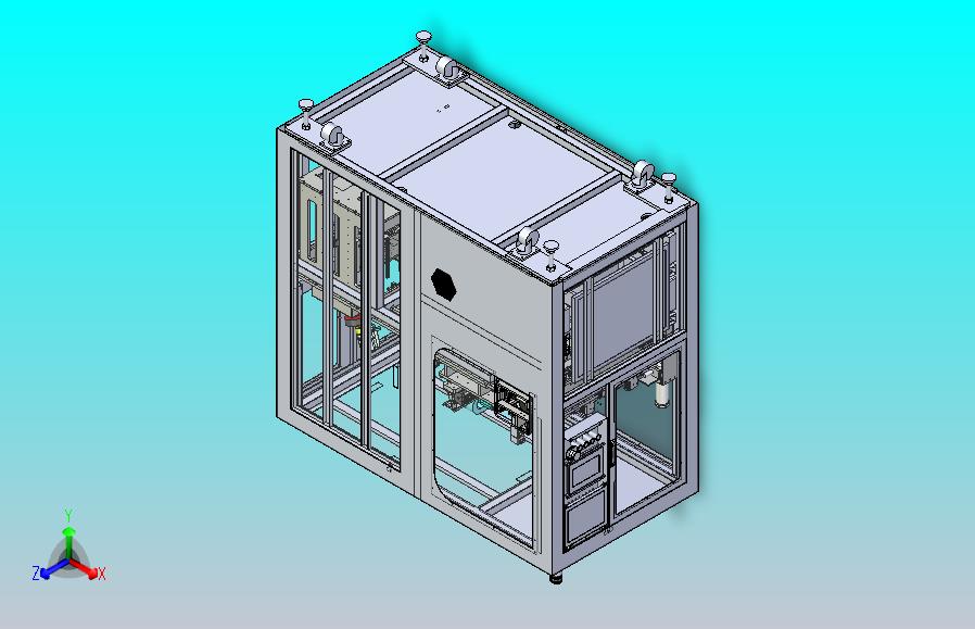 一款机器人自动化组装设备3D模型
