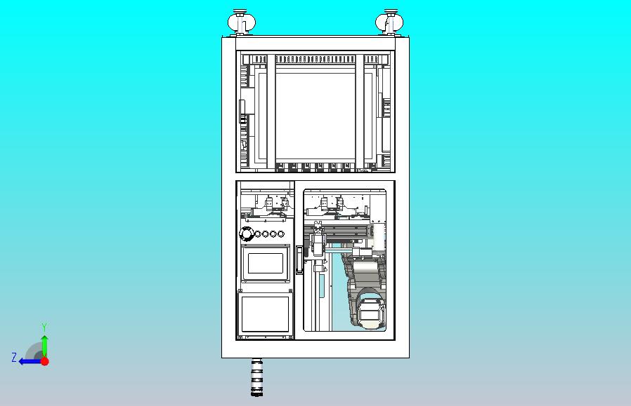 一款机器人自动化组装设备3D模型