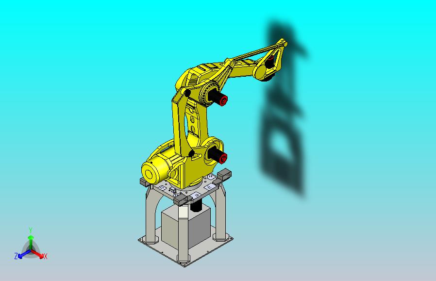 发那科M410iB-450三维模型图纸