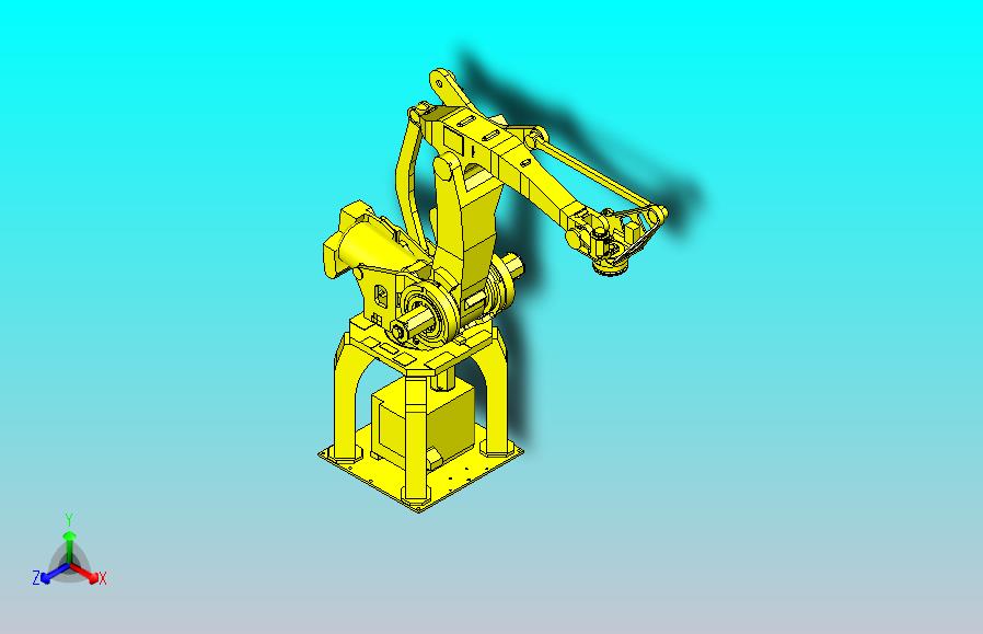 发那科m-410ib-700三维模型图纸