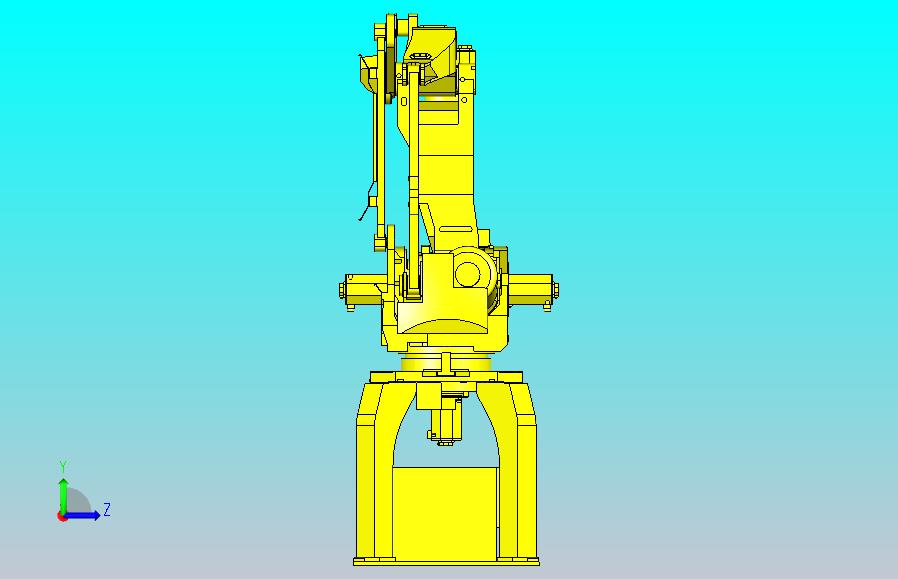 发那科m-410ib-700三维模型图纸