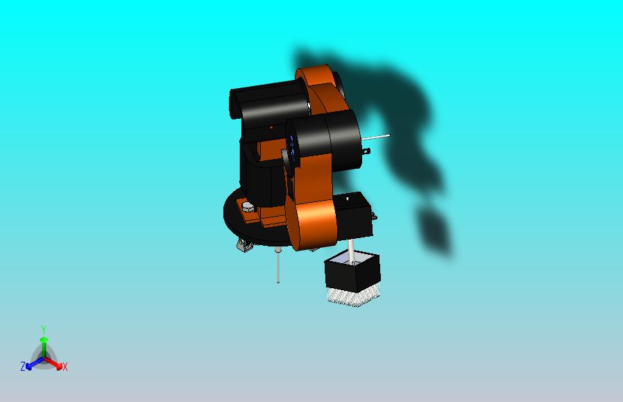 简易机械臂3D模型