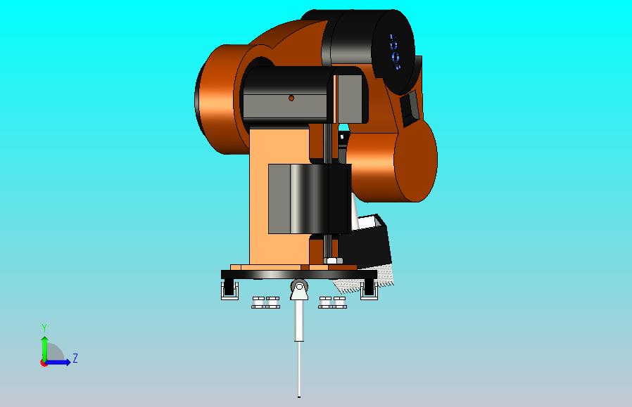 简易机械臂3D模型