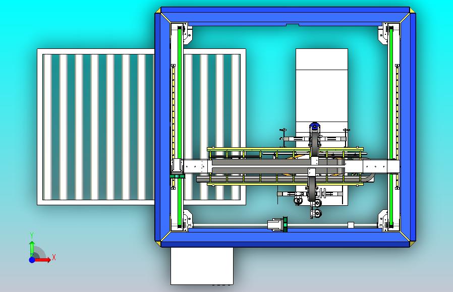 机器人平板上料3D模型