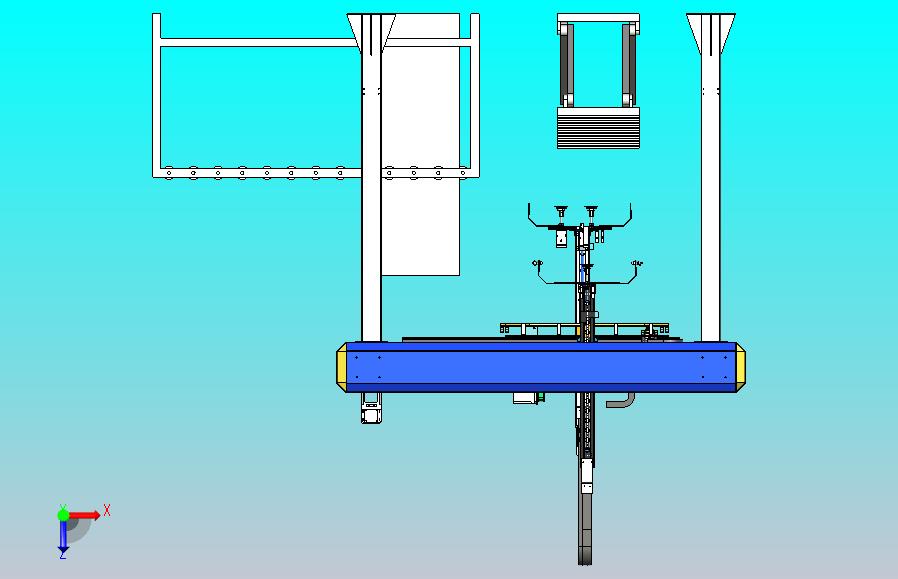机器人平板上料3D模型