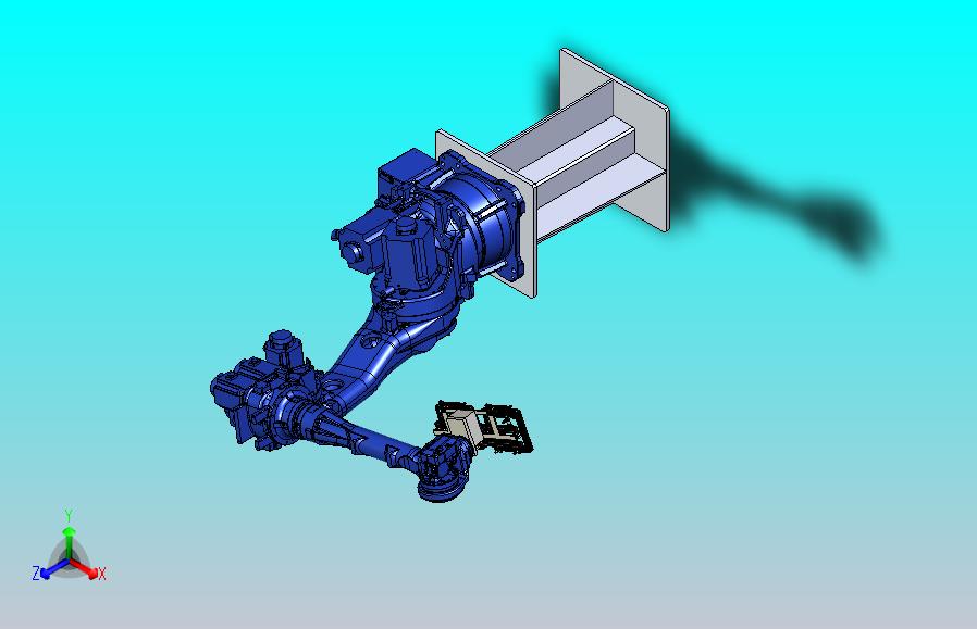 机器人上下料设备3D模型