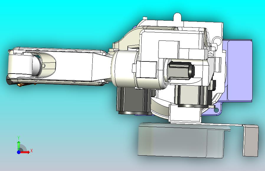 V6OTC机器人三维模型图纸