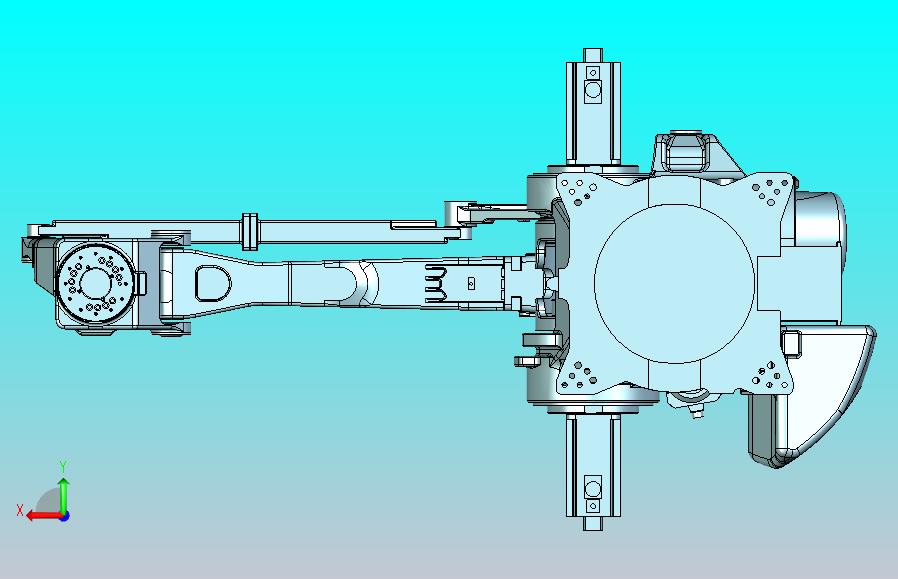 安川MPL800码垛机器人3D模型